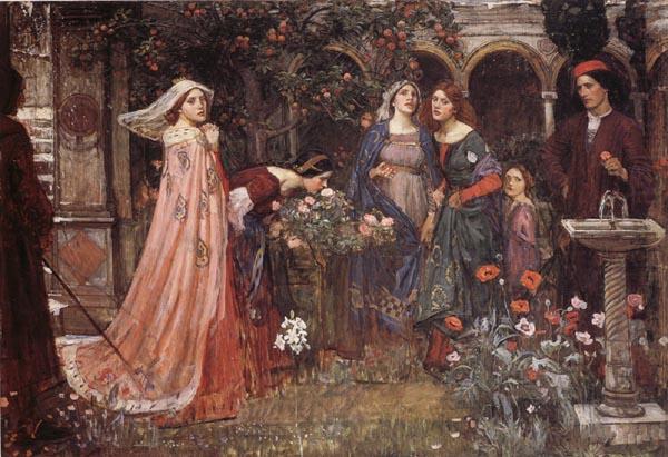 The Enchanted Garden, John William Waterhouse